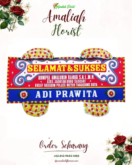 Papan Bunga Ucapan Selamat Netampin